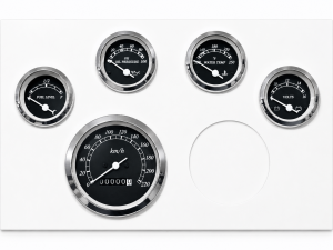 5-Gauge Set – Black Face Mechanical Gauges