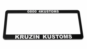 Licence Plate Surround Kruzin