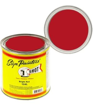 One Shot Bright Red 8oz