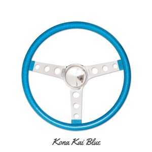 Mooneyes Steering Wheel 13" Kai Blue