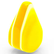Moon Eyes Tear Dash Knob - Yellow