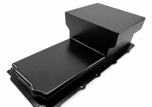 Sump Oil Pan 7 Quart -10AN Fitting Black for GM LS