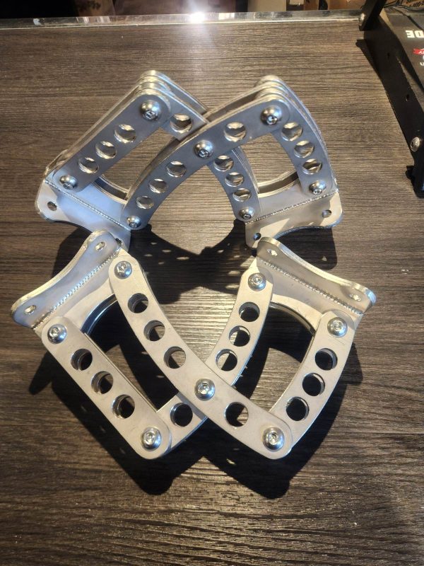 Kruzin Kustoms Stainless Steel Scissor Hinges for Lift-Up Decks
