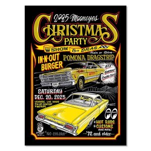 MOONEYES CHRISTMAS Party 2025 Poster