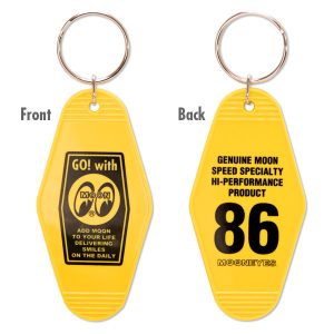 MOON Hotel Key Tag Yellow