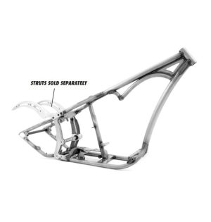 Kraftec Frame, Softail Style 230-250 Tyre SDT, 1-3/8 in. Tube, 38 deg. Rake 2 in. Stretch 5 in. BBS, Each