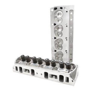 Proflow Cylinder Heads, AirMax 185, SB Ford 289, 302, 351W, Aluminum, Assembled, 7/16 Studs, Adj G/Plates, 58cc Chamber, 185cc Intake Runner, , Pair
