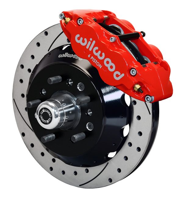 Wilwood Brake Kit, Front, FNSL6R Big Brake (Hub), Radial, 12.88 Rotor, SRP, Red, TCI, Kit
