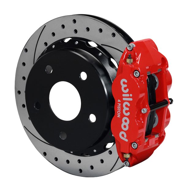 Wilwood Brake Kit, Rear, FNSL4R Big Brake Parking, Radial, 12.88 Rotor, SRP, Red, Small For Ford Bronco, Kit