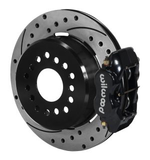 Wilwood Brake Kit, Rear, FDLI Parking, Lug, 12.19 Rotor, SRP, Black, Small For Ford, Kit