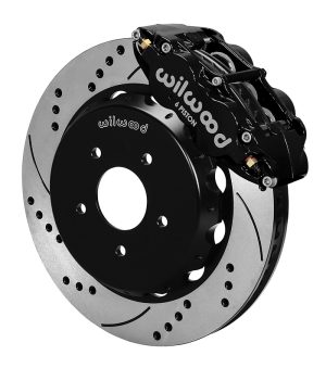 Wilwood Brake Kit, Front, FNSL6R Big Brake (Hat), Radial, 14.00 Rotor, SRP, Black, For Pontiac, w/Lines, Kit