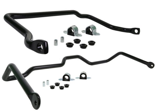 Whiteline Front/Rear Sway Bar, Solid, Steel, 33mm x 30mm, Land Cruiser, Toyota, Kit