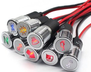 Dash Lights Red (Battery icon)