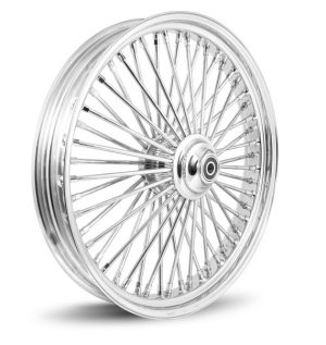 Attitude Inc Wheel, Front, MaxSpoke, Chrome/Chrome Harley-Davidson ,16 in. X 3.5 in,Dual 3/4'' Axle, Each