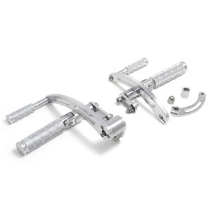 Attitude Inc Billet Forward Control kit, Polished, 4 in Forward, For Harley-Davidson Street Glide 1997-2008, Kit