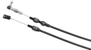 Aeroflow Heavy Duty Universal Throttle Cable - Black Cover with Black Cable Ends