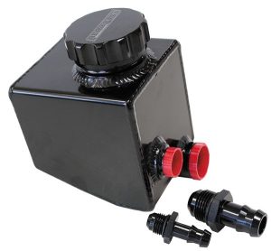 Fabricated Aluminium Power Steering Reservoir - Black Finish