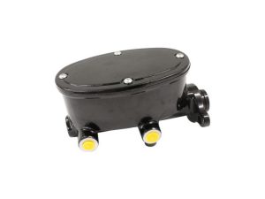 Aeroflow Brake Tandem Master Cylinder Black 1"