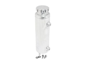 Aeroflow Universal Large Fabricated Alloy Radiator Overflow Tank - Polished Finish