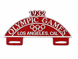 1932 Olympic Games Los Angeles Plate Topper