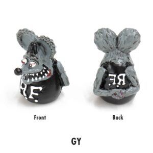Rat Fink Air Valve Caps GREY